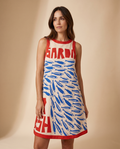 Irene | Short-Sleeve Printed Dress