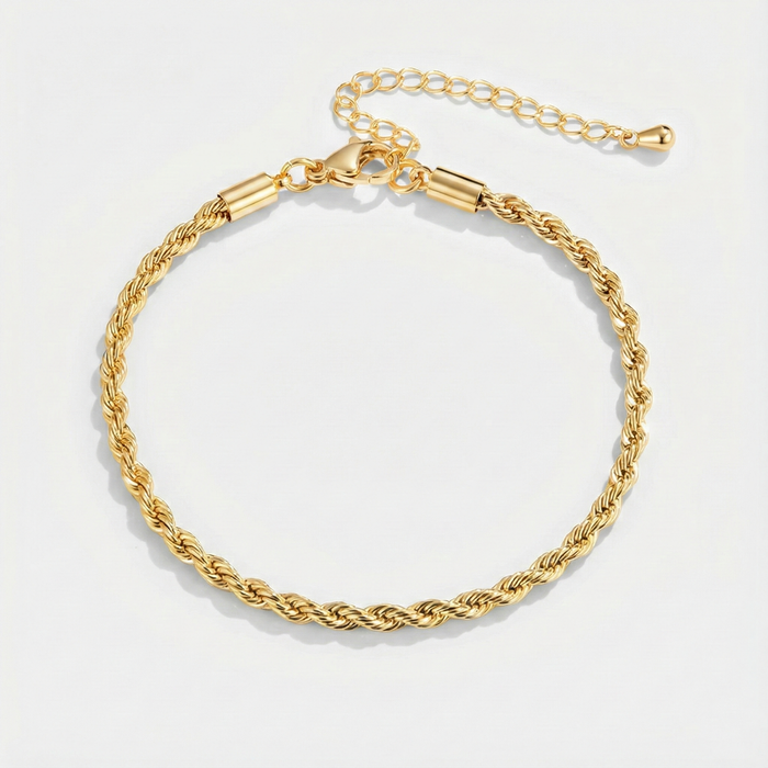 Isabela | Gold-Plated Chic Braided Bracelet