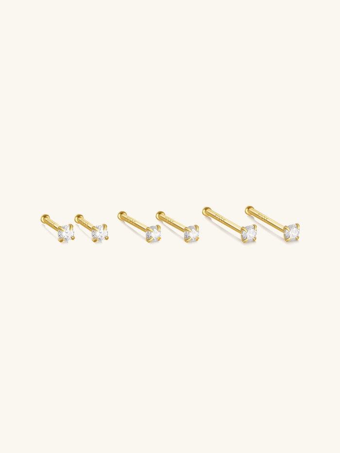 Isabela | Gold-Plated Delicate Shape Flowing Earrings