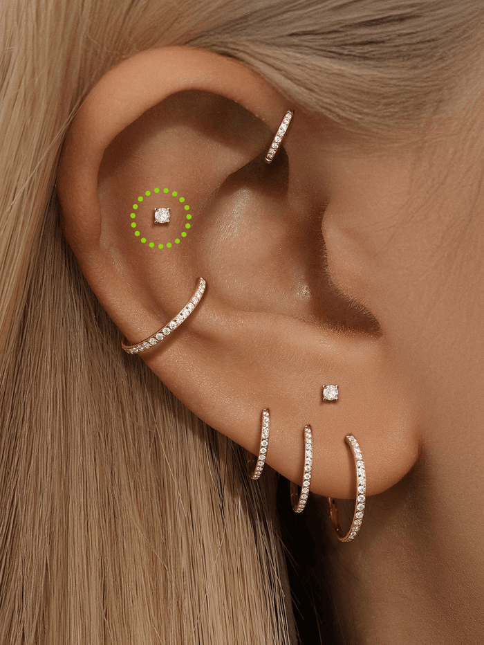 Isabela | Gold-Plated Delicate Shape Flowing Earrings