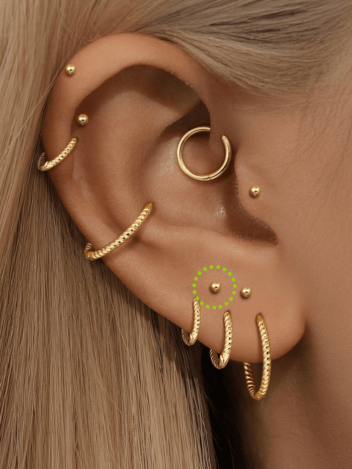 Isabela | Gold-Plated Delicate Shape Flowing Earrings