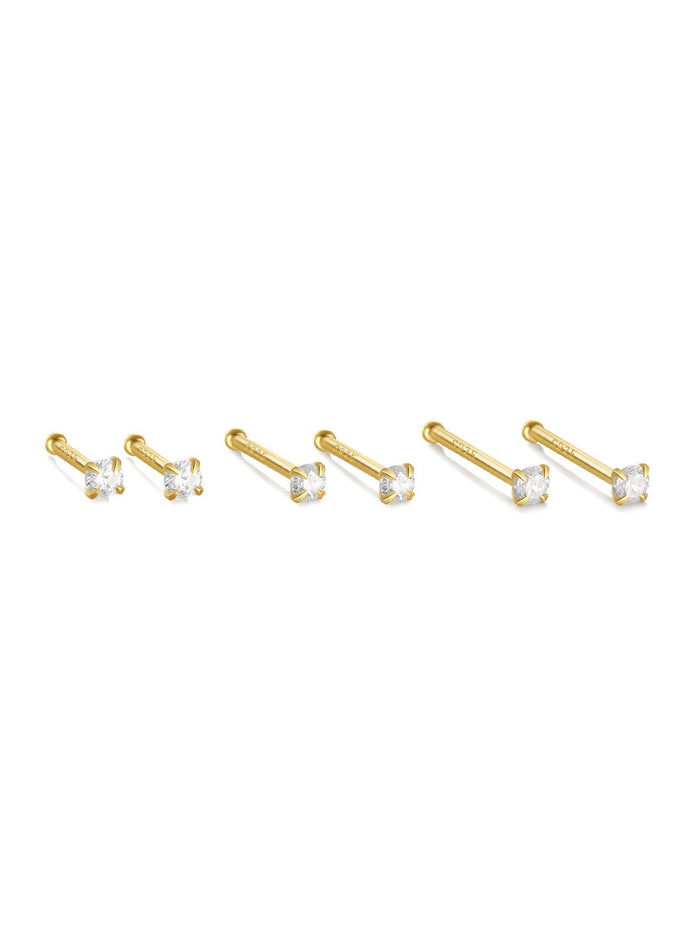 Isabela | Gold-Plated Geometric Shape Delicate Earrings