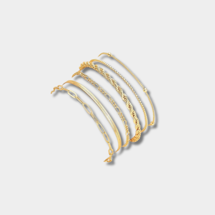 Isabela | Gold-Plated Vernetta Bracelet Set