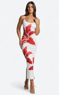 Iselin | Floral Midi Dress