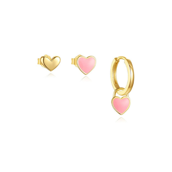 Isolda | Gold-Plated Delicate Earrings with Textured Surface
