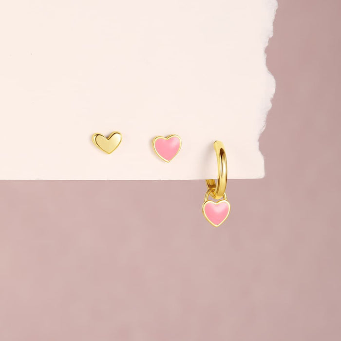 Isolda | Gold-Plated Delicate Earrings with Textured Surface