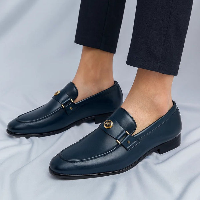 Italian Leather Dress Loafers