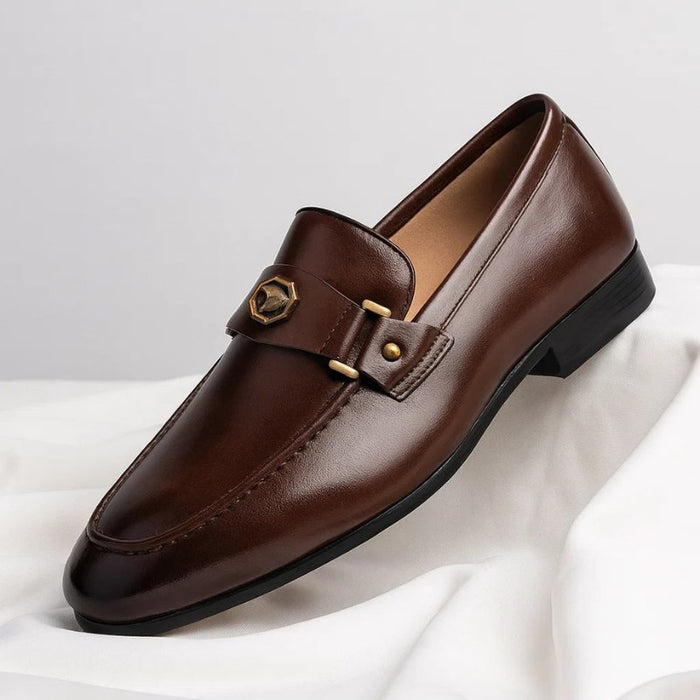 Italian Leather Dress Loafers