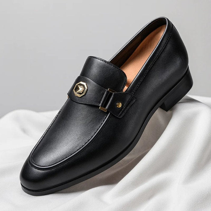 Italian Leather Dress Loafers