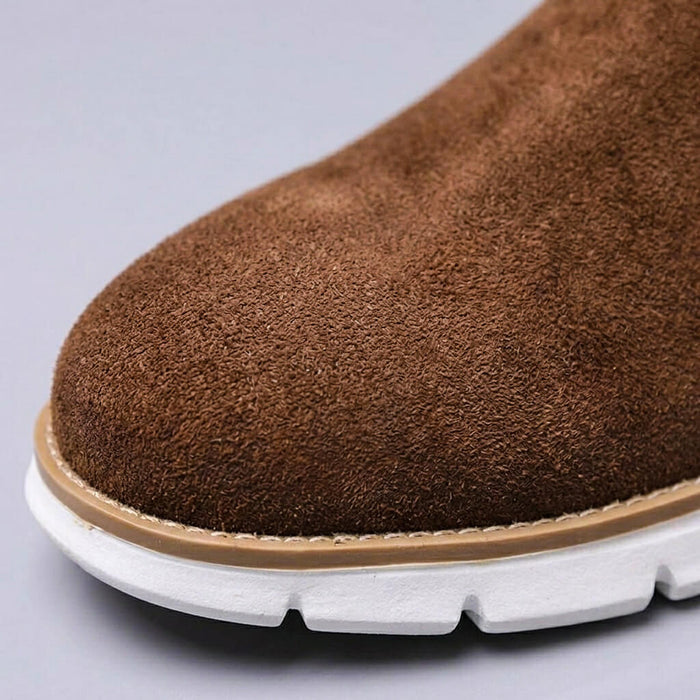Italian Suede Ankle Boots