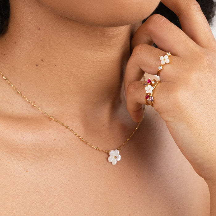 Jana | Double Necklace with Round Pendant