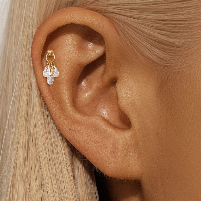 Jasmina | Gold-Plated Understated Elegance Earrings