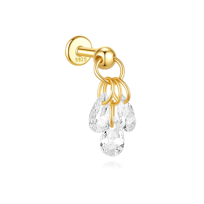 18K Gold-Plated / White / 5mm individual