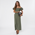 Jasmine | Midi Dress with Waist Defined