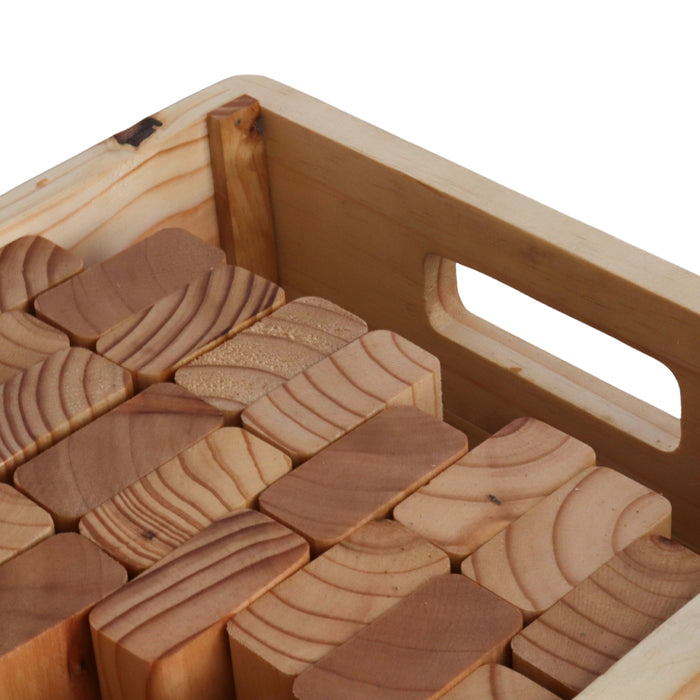 J'BLOX | 22 x 7cm Blocks | in Box | Solid Wood