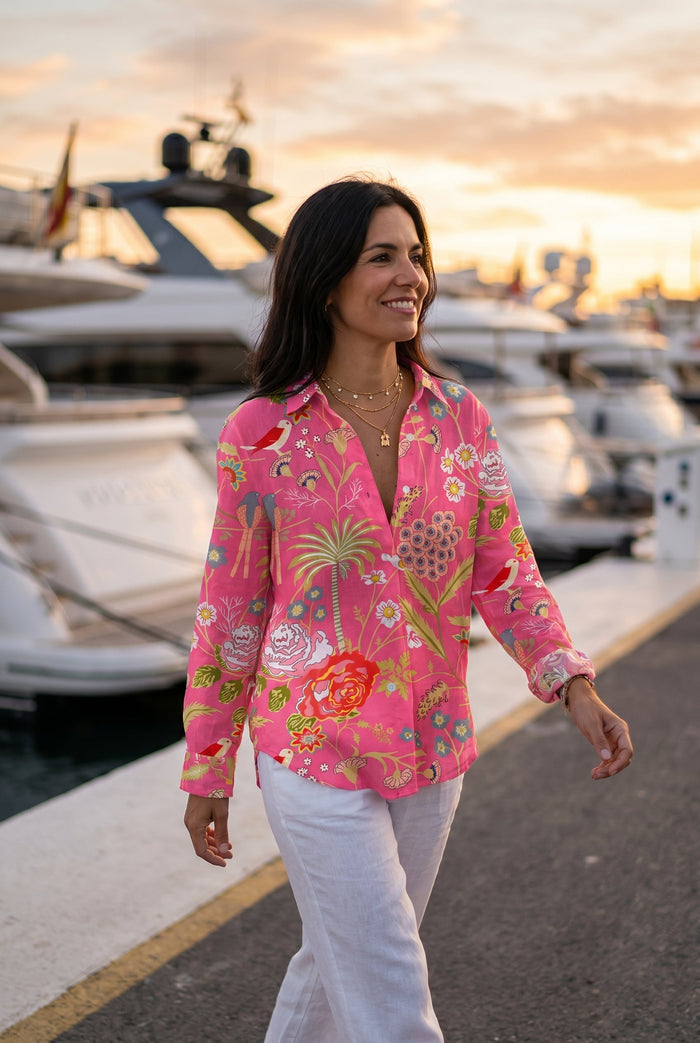 Joana | Blouse Tropical Print Floral