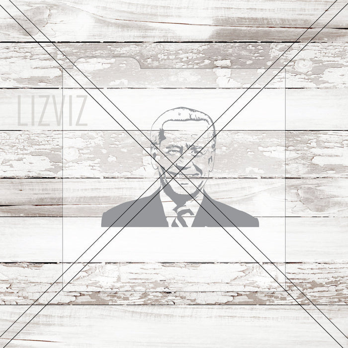 Joe Biden Cookie Stencil. President's Day.