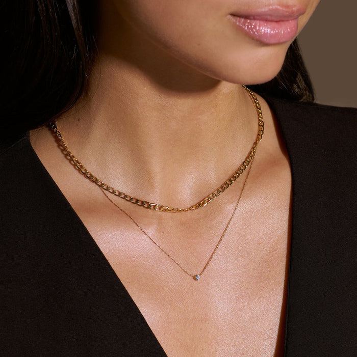 Johana | Flat Links Necklace
