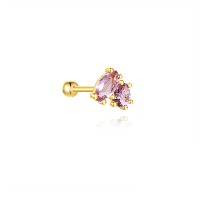 Johana | Gold-Plated Delicate Silhouette Earrings