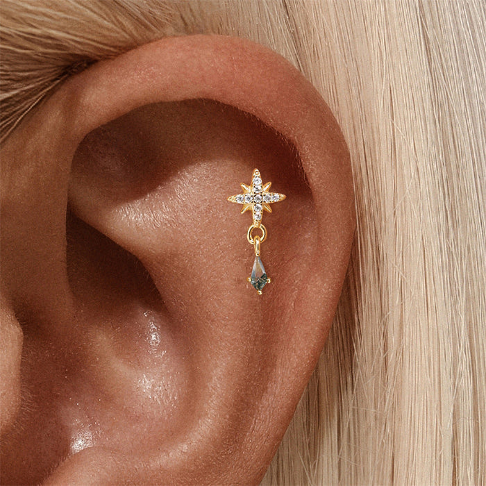 Johana | Gold-Plated Delicate Silhouette Earrings