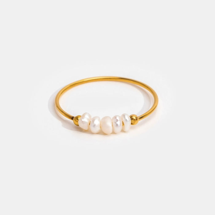Johana | Grace Ring with Sweet Water Pearl