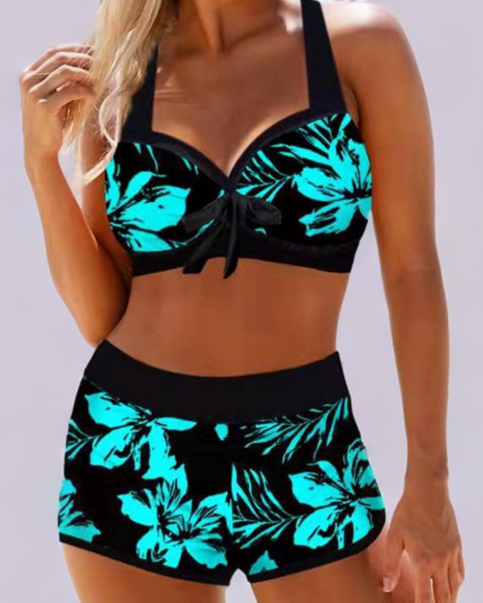Josefa | Floral High-Waisted Swimsuit