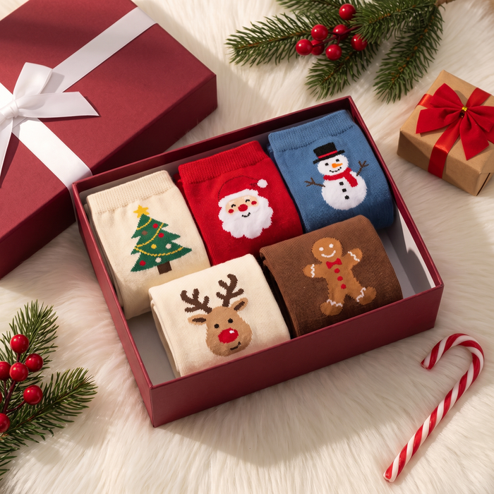 Joulu socks gift box with Christmas socks