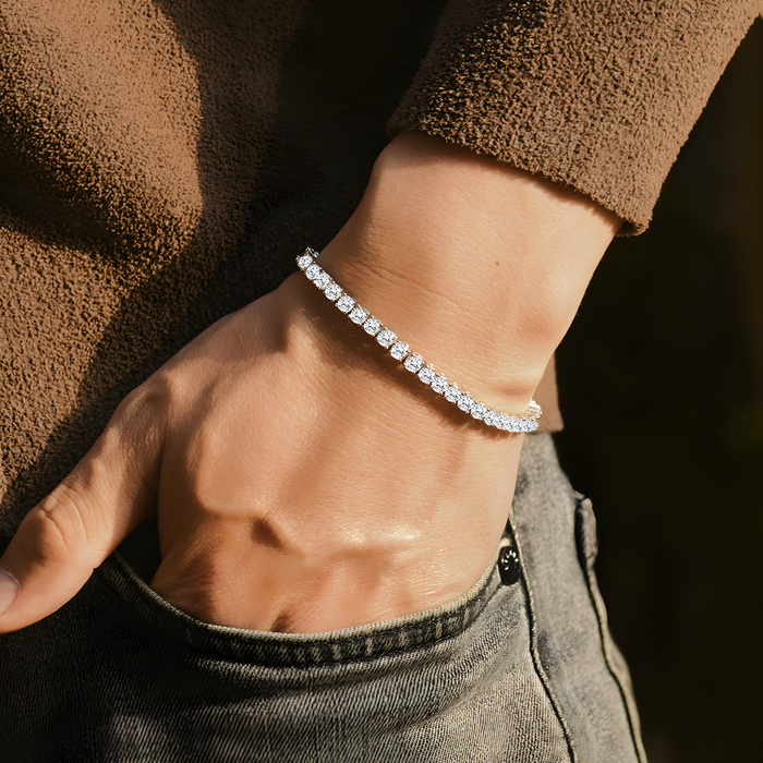 Julia | Silver Rivière Bracelet