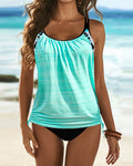 Julia | Tankini with Printed Leopard Print