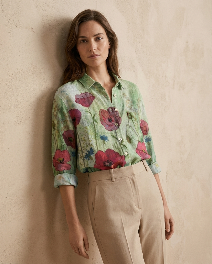 Juliette | Linen Elegant Summer Blouse