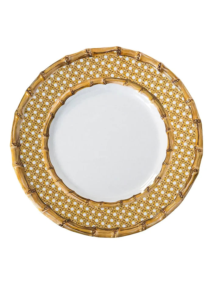 Juliska Bamboo Caning Melamine Dessert/Salad Plate