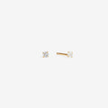 Kaisla | Gold-Plated Zirconia Studs, 2 mm