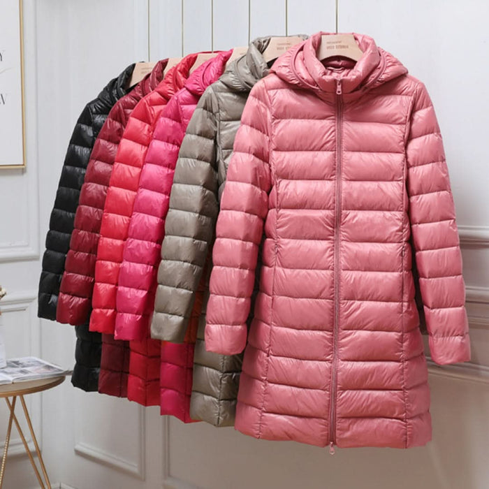 EMMA Kaisla longline hooded padded coat
