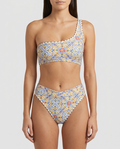 Kalliope | One-shoulder Bikini Set with Printed