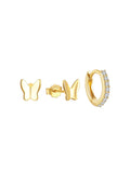 Karolína | Gold-Plated Earrings with Delicate Curve
