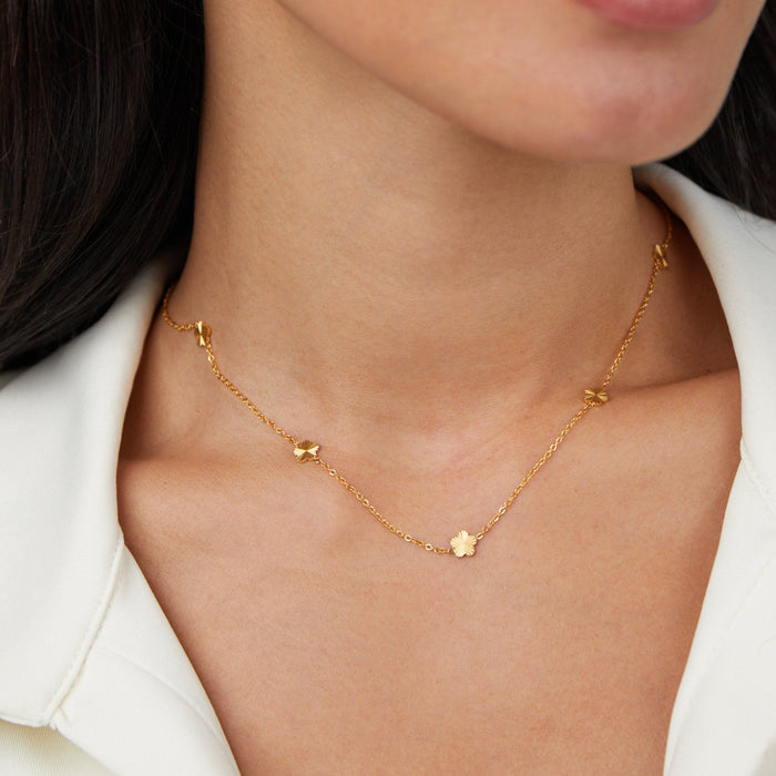 Kathrin | Necklace with Color Delicate Accents