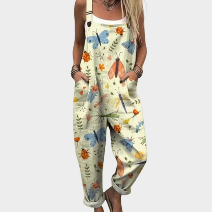 Katri – Printed Wide-Leg Jumpsuit