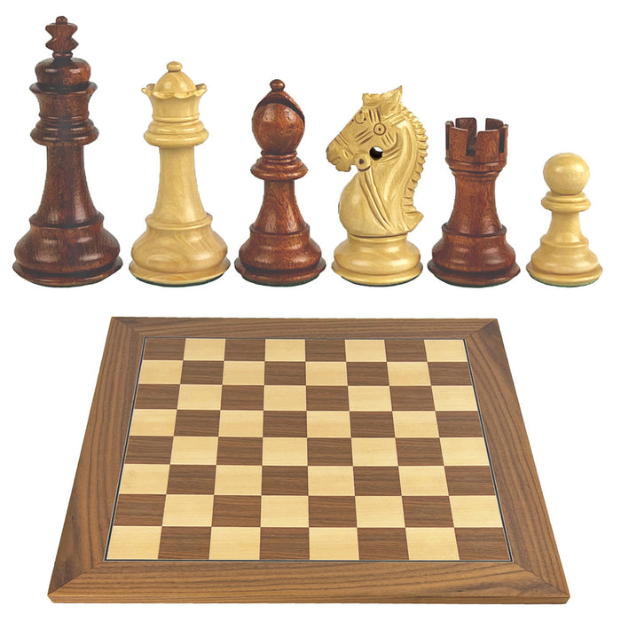 KINGS BRIDLE | Walnut & Maple Board | 50mm Squares