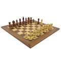KINGS BRIDLE | Walnut & Maple Board | 50mm Squares