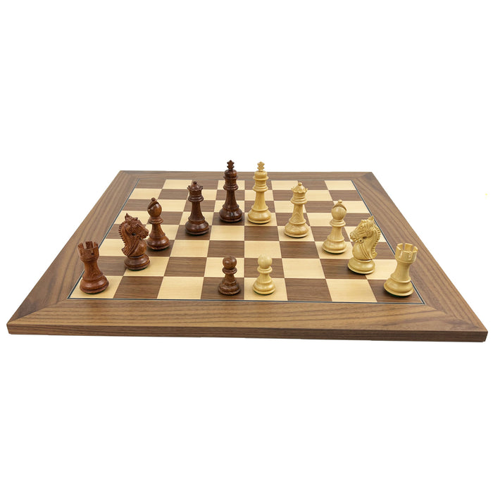 KINGS BRIDLE | Walnut & Maple Board | 50mm Squares