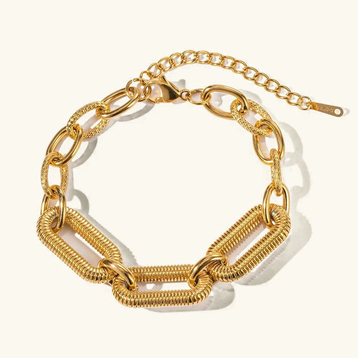 Klára | Gold-Plated Narrow Design Bracelet