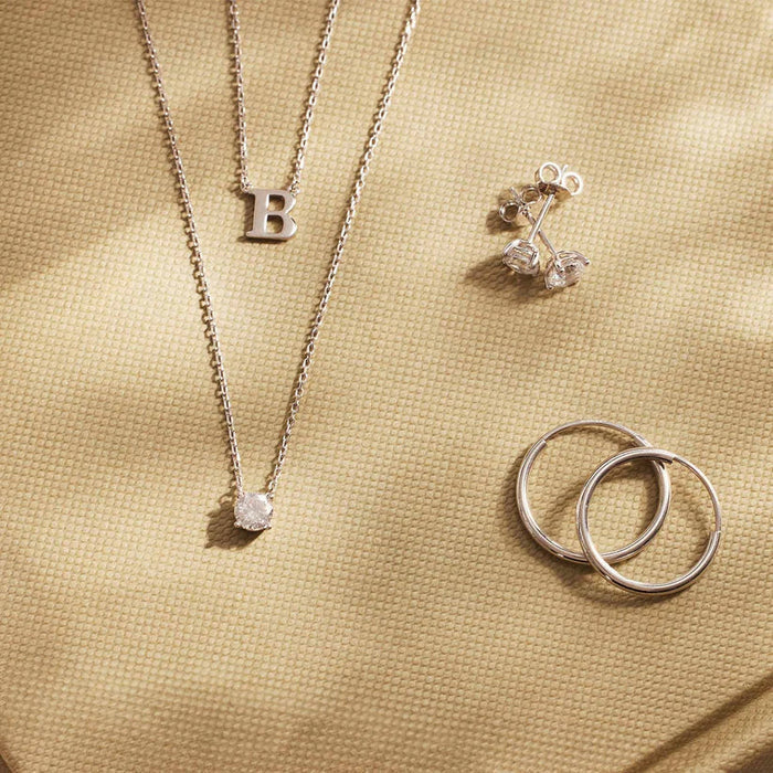 Klára | Necklace with Stone Moissanite
