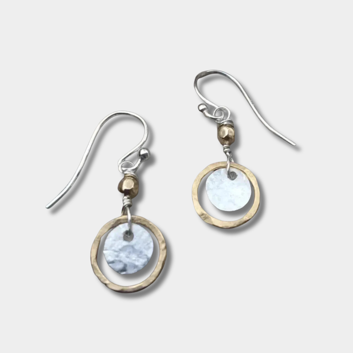 Kristýna | Gold-Plated Vintage Silver Earrings