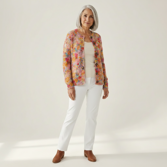 Kylli - Vivid Floral Cardigan