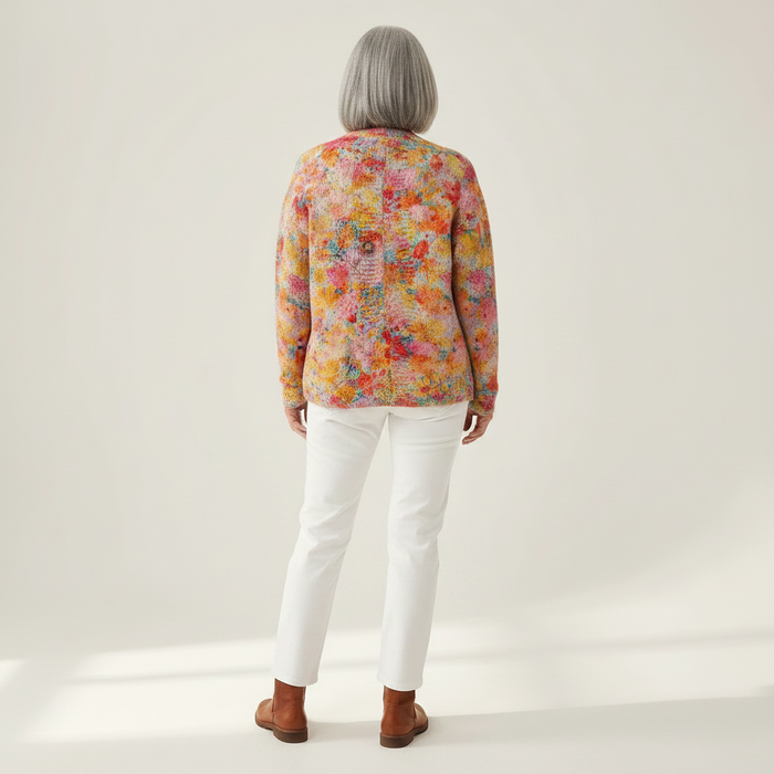 Kylli - Vivid Floral Cardigan