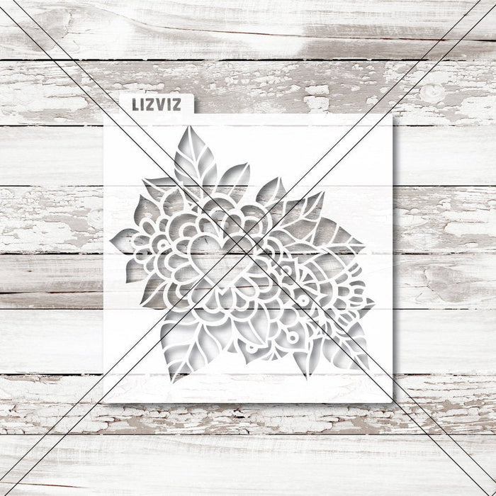 Lace Valentine Cookie Stencil.