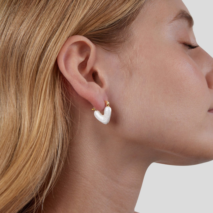 Lara | Gold-Plated Klára-luisa Earrings with Small Crystals