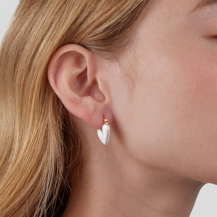 Lara | Gold-Plated Klára-luisa Earrings with Small Crystals