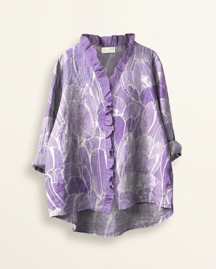 Lara | Linen Elegant Summer Blouse