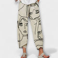Laura - Printed Wide-Leg Trousers